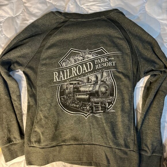 Dunsmuir Railroad Sweatshirt Size S - Picture 2 of 5